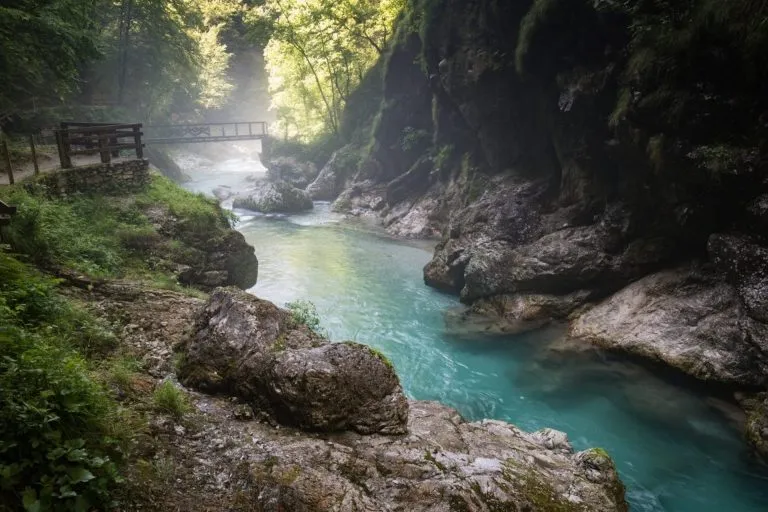 Tolmin gorges pathways